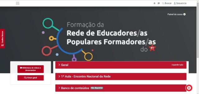 Curso de formação da Rede 24 no Ava Unificado