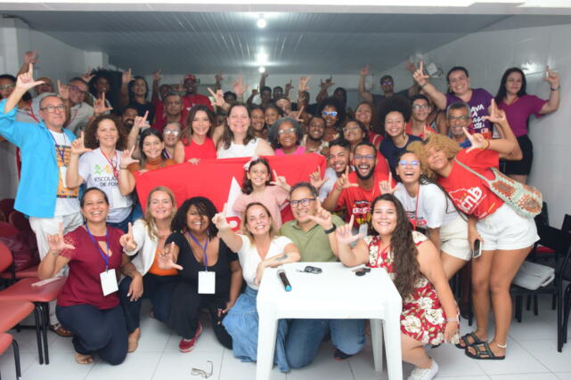 Sergipe recebeu a equipe de formadores e formadoras da Escola do PT e da Fundação Perseu Abramo para mais uma etapa do curso de formação de dirigentes petistas.